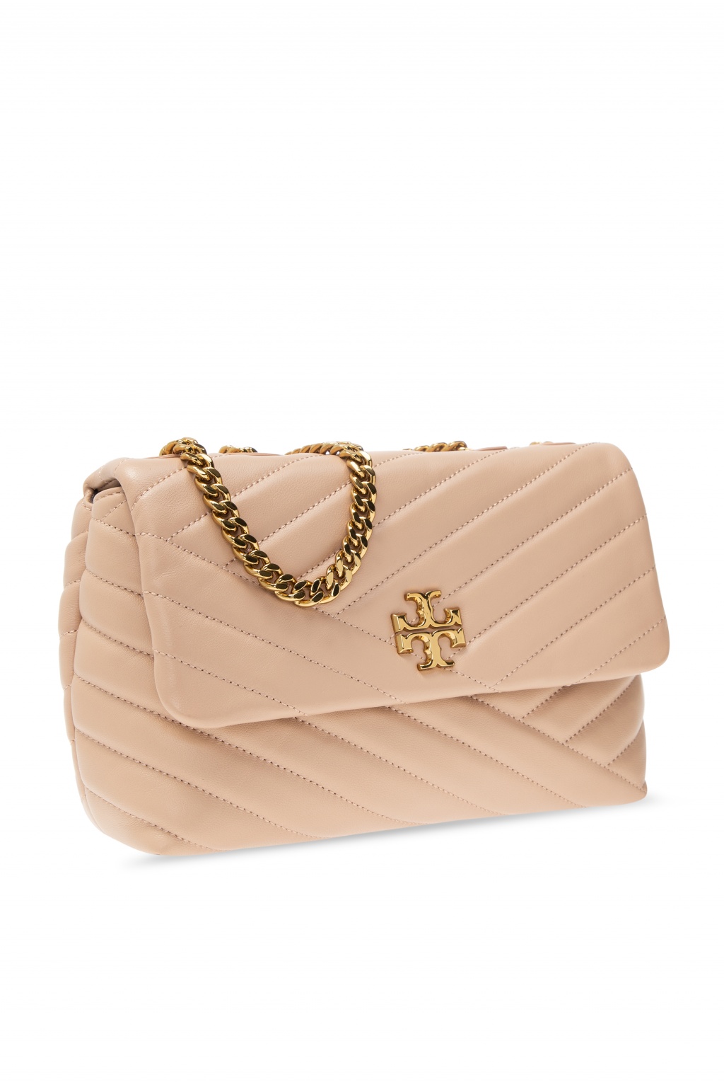Tory Burch ベージュ レザー バッグ Pre-Loved Treasures - Tory Burch Beige Leather Harper